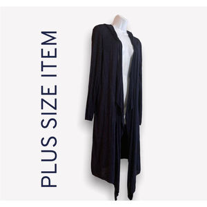 HOODED DUSTER ROYAL BLUE SIZE 2X PLUS SIZE
